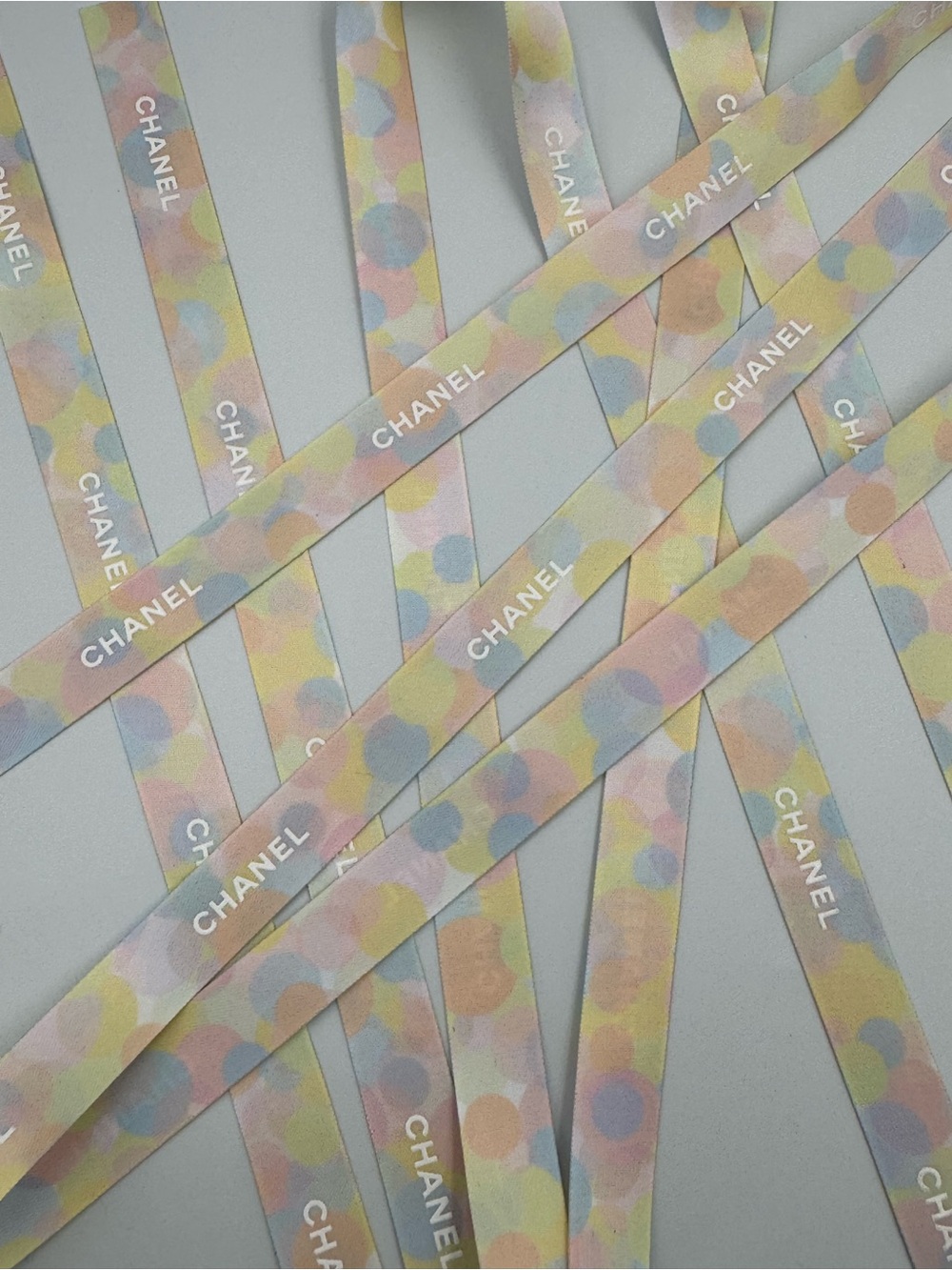 CHANEL Pastel Multicolor Ribbon